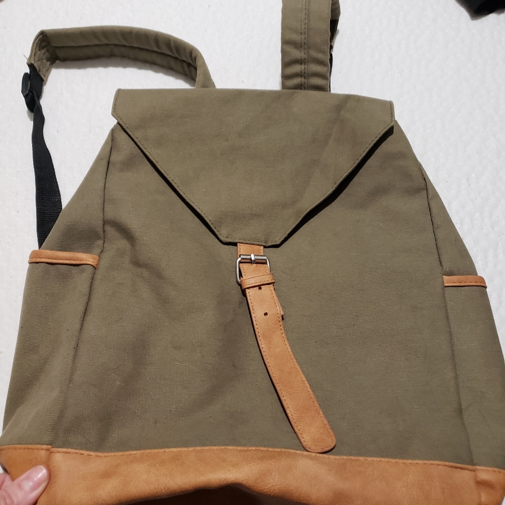 DSW canvas backpack
